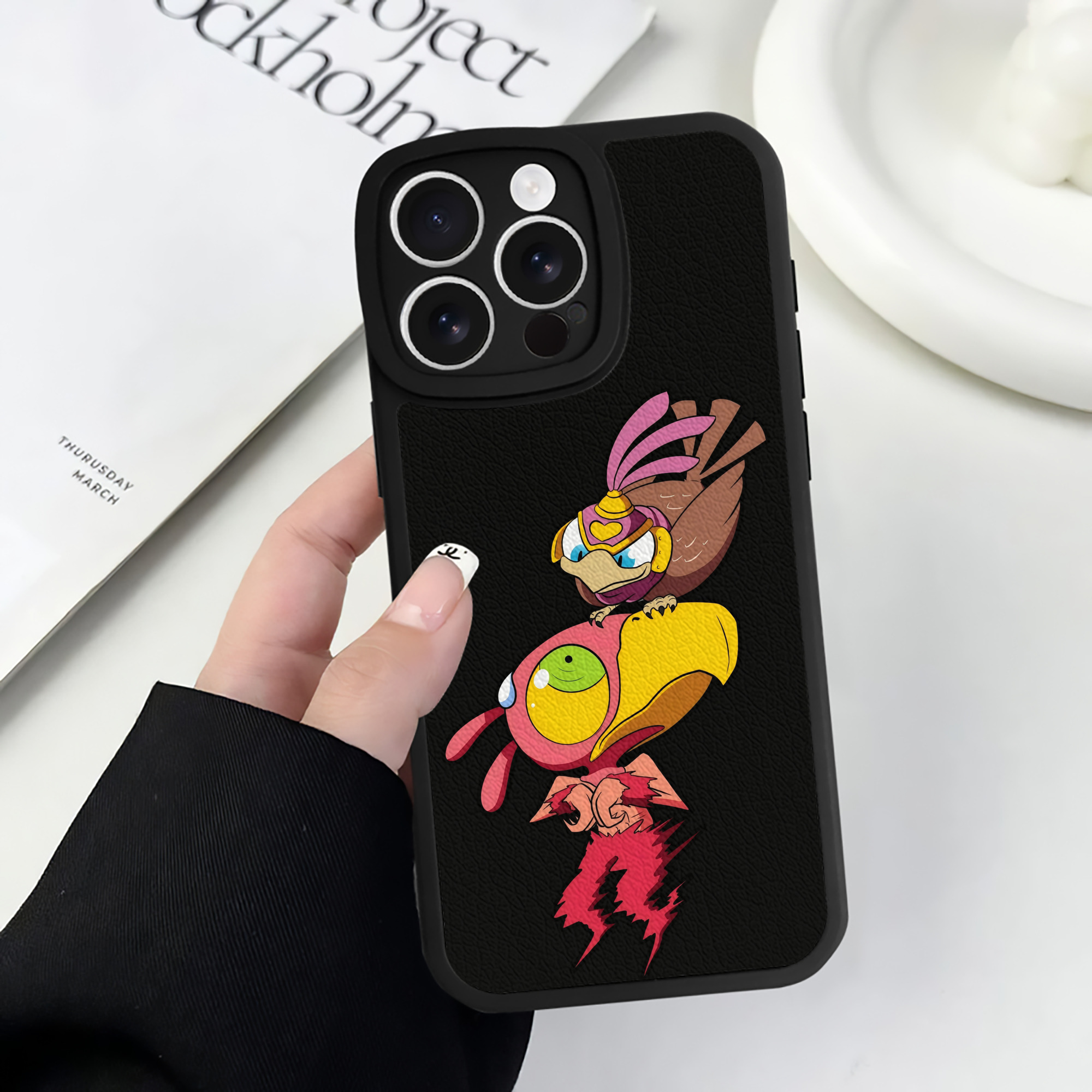 （画像用） ジョジョの奇妙な冒険 JoJo's Bizarre Adventure 【iPhone 16シリーズ対応】シリコンスマホケース（レザー調） 材質：シリコン
